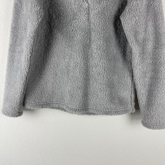 Patagonia Los Gatos Pullover Womens Medium Gray Fleece 1/4 Zip High Pile Outdoor - Picture 3 of 14